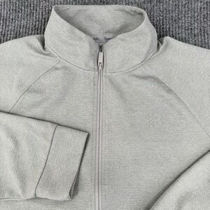 Bench Mens Performance Jacket 2XL Gray Urbanwear Full Zip Athletic Gym Running